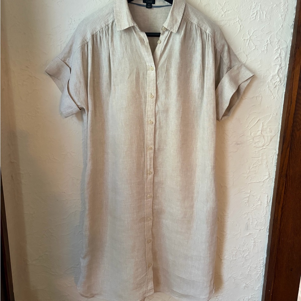 100% Linen J. Crew Baird McNutt Irish Dress